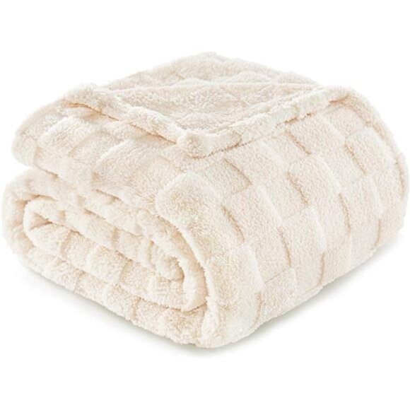 Fleece Throw Blanket for Couch,Super Soft and Warm Lightweight - Picture 1 of 7